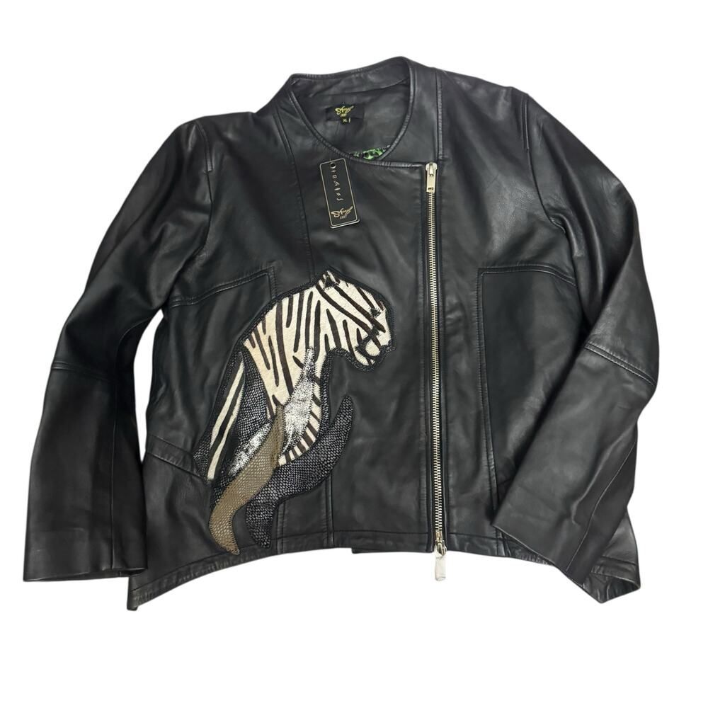 NEW Sharif 1827 Lamb Leather Jacket Size XL